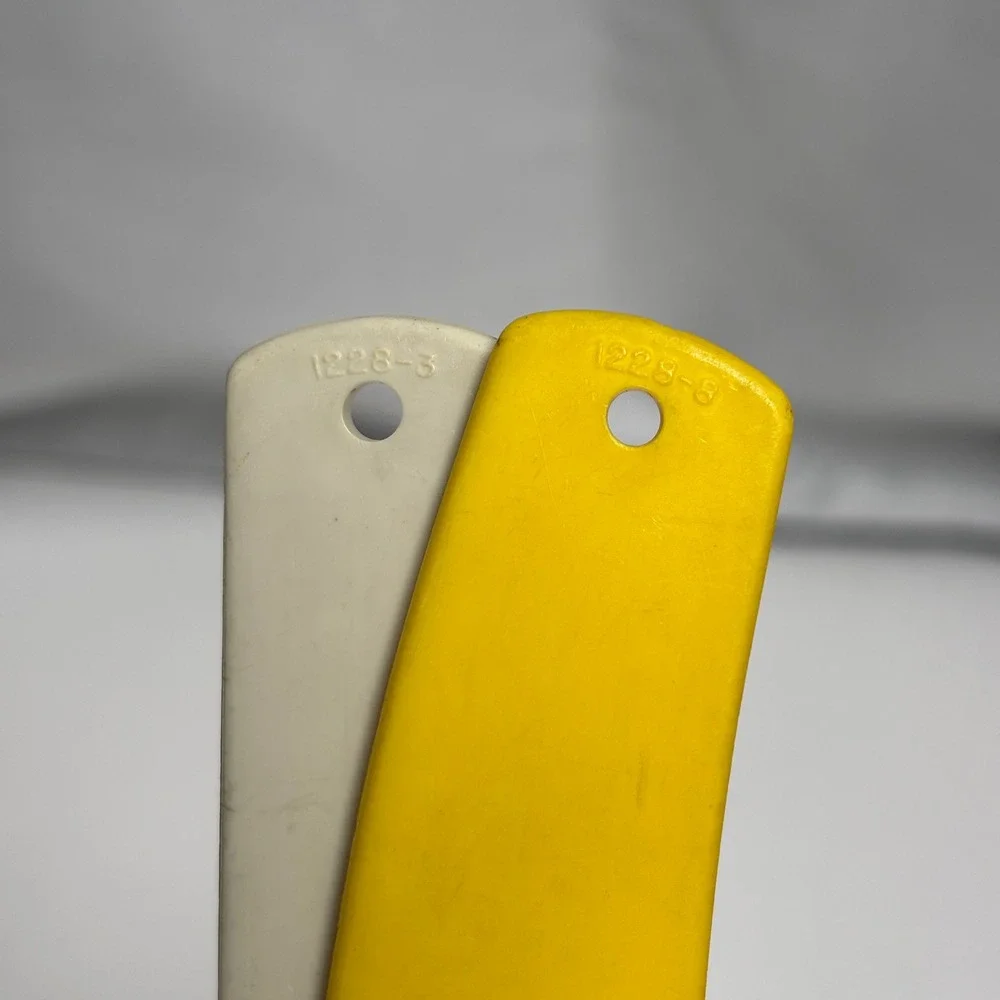 VTG 80s Tupperware Cake Pie Server‎ Slicer Lot of 2 Yellow Cream 1228-3 1228-8